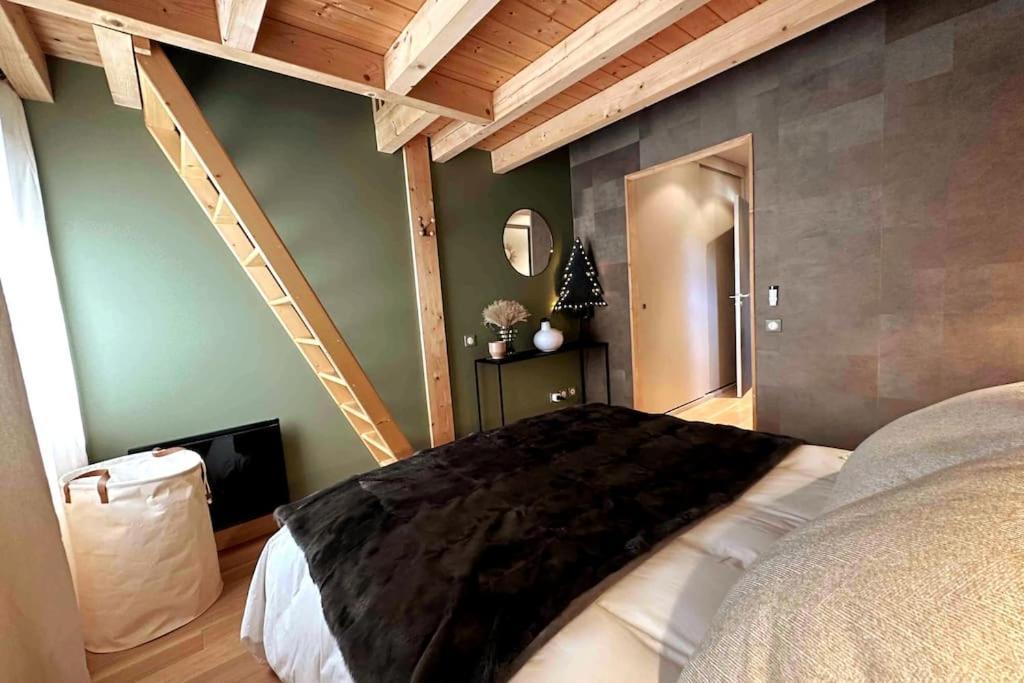 Chalet D'Architecte Avec Vue Panoramique Allos Exterior foto