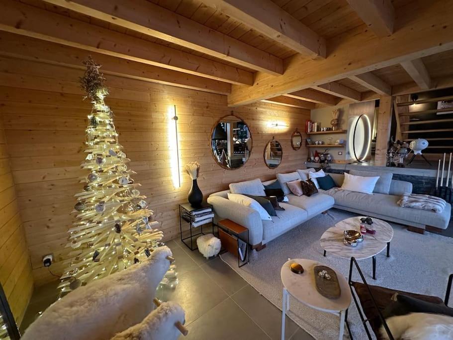 Chalet D'Architecte Avec Vue Panoramique Allos Exterior foto