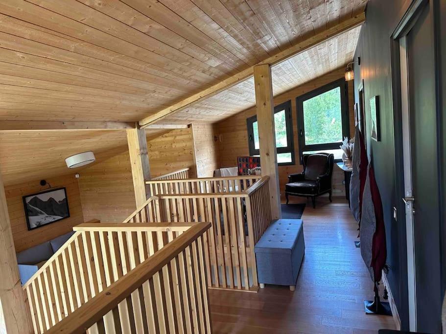 Chalet D'Architecte Avec Vue Panoramique Allos Exterior foto